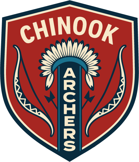 Chinook Archers club crest, established 1952